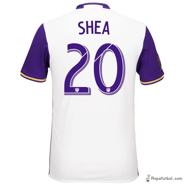 Camiseta Orlando City Replica Segunda Ropa Shea 2016/17 Blanco